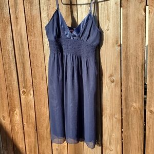 Navy Blue Forever 21 chiffon dress